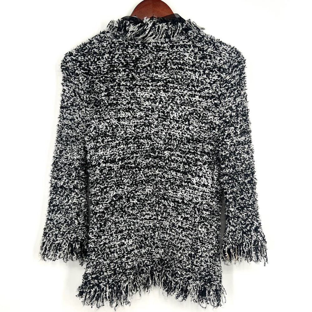 Chico's Womens Size 0 or Small WOOL BLEND Sweater Blouse Shirt Top Winter Cozy - Picture 7 of 7